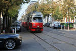 Wien Wiener Linien SL 49 (E1 4513 + c4 1338) XIV, Penzing, Unterbaumgarten, Hütteldorfer Straße / Pachmanngasse am 17.