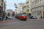 Wien Wiener Linien SL 33 (E2 4070 + c5 151*) XX, Brigittenau, Jägerstraße / Wallensteinplatz / Wallensteinstraße am 14.