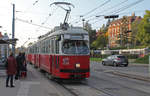 Wien Wiener Linien SL 49 (E1 4539 + c4 1357) XIV, Penzing, Oberbaumgarten, Linzer Straße / Hütteldorfer Straße (Hst.