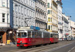 Wien

Wiener Linien E1 4558 + 1356 als Linie 5, Spitalgasse, 19.02.19. 