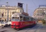 Strassenbahnzug der Linie 52 im Jahr 1987 in Wien(Archiv P.Walter)