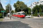 Wien Wiener Linien SL 40 (E2 4010 (SGP 1978)) XVIII, Währing, Gersthof, Herbeckstraße / Scheibenbergstraße (Endstation) am 5.