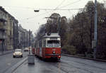 Wien Wiener Stadtwerke-Verkehrsbetriebe (WVB) SL 10 (E1 4661 (SGP 1967)) XIV, Penzing,  Hadikgasse / Kennedybrücke am 2.