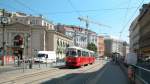 Wien Wiener Linien SL 33 (E1 4763 (SGP 1971)) IX, Alsergrund, Alserbachstraße / Nußdorfer Straße am 5. August 2010.- Seit dem 4. Mai 1996 fährt wieder eine SL mit dem Liniensignal 33.