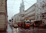 Wien Wiener Linien SL 43 (E1 4837 (SGP 1975)) IX, Alsergrund, Alser Straße / Spitalgasse am 19.