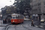 Wien Wiener Stadtwerke-Verkehrsbetriebe (WVB) SL D/ (L4 601 (SGP 1961)) I, Innere Stadt, Schubertring / Schwarzenbergplatz am 1.