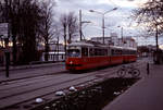 Wien Wiener Linien SL 25 (E1 4750 (SGP 1971)) XXII, Donaustadt, Aspern, Langobardenstraße am 18. März 2000. - Scan eines Diapositivs. Film: Kodak Ektachrome ED-3. Kamera: Leica CL.