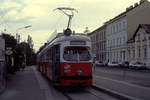 Wien Wiener Linien SL 30 (E1 4811 (SGP 1973)) XXI, Floridsdorf, Stammersdorf, Bahnhofplatz im Juli 2005.