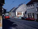 Wien Wiener Stadtwerke-Verkehrsbetriebe (WVB) SL D (L4 584 (SGP 1961)) XIX, Döbling, Nußdorf, Greinergasse am 30.