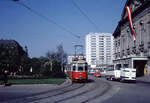 Wien Wiener Stadtwerke-Verkehrsbetriebe (WVB) SL H2 (L(4) 501 (SGP 1960)) I, Innere Stadt / III, Landstraße, Lothringerstraße / Akademietheater am 1.