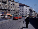 Wien Wiener Stadtwerke-Verkehrsbetriebe (WVB) SL 5 (L3 489 (Lohnerwerke 1959)) IX, Alsergrund, Alserbachstraße / Nußdorfer Straße am 30.