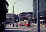 Wien Wiener Stadtwerke-Verkehrsbetriebe (WVB) SL 49 (E1 4668 (SGP 1967)) I, Innere Stadt, Bellariastraße am 2.