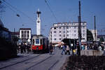 Wien Wiener Stadtwerke-Verkehrsbetriebe (WVB) SL 231 (M 4018 (Grazer Waggonfabrik 1927)) XXI, Floridsdorf, Franz-Jonas-Platz am 30.