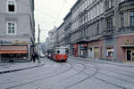 Wien Wiener Stadtwerke-Verkehrsbetriebe (WVB) SL H2 (L(4) 542 (SGP 1961)) III, Landstraße, Radetzkystraße / Radetzkyplatz am 1.