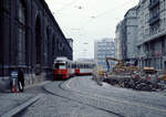 Wien Wiener Stadtwerke-Verkehrsbetriebe (WVB) Allerheiligen-Verkehr 1976: SL 22Z (E1 4482 (Lohnerwerke 1968)) III, Landstraße, Invalidenstraße am 1.