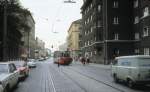 Wien WVB SL O (E1 4818) Troststrasse / Neilreichgasse im Oktober 1979.