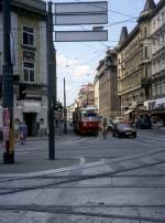 Wien WVB SL 9 (E 4620) Mrzstrasse / Neubaugrtel im Juli 1992.