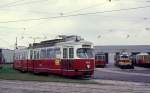 Wien WVB E1 4530 Hauptwerksttte Simmering am 19. Juli 1974.