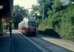 Wien Wiener Linien SL 60 (E2 4058) Rodaun im Juli 2005.