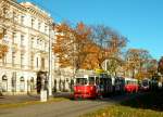 Wien Wiener Linien SL 49 (E1 4739) Neubaugürtel am 22. Oktober 2010.