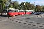 Wien Wiener Linien SL 2 (E1 4814) Dr.-Karl-Renner-Ring / Rathausplatz am 8. Juli 2014.