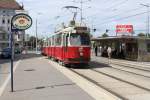 Wien Wiener Linien SL D (E2 4001) Quartier Belvedere / Arsenalstrasse am 9. Juli 2014.