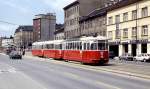 L 516 + l 1756 + l 1721 ist als Line 62 im Juni 1987 in der Eichenstraße unterwegs zum Kärnter Ring.