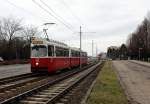 Wien Wiener Linien SL 67 (E2 4317 (Rotax 1989) Neilreichgasse am 15. Februar 2016.