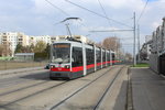 Wien Wiener Linien SL 6 (B1 768) Kaiserebersdorf, Pantucekgasse am 22. März 2016.