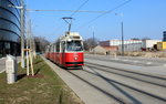 Wien Wiener Linien SL D (E2 4089) Favoriten, Canettistraße am 20. März 2016.