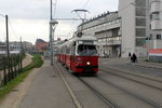 Wien Wiener Linien SL 6 (E1 4505) Kaiserebersdorf, Lichnovskystraße am 22.