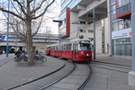 Wien Wiener Linien SL 25 (E1 4768 + c4 1325) Floridsdorf, Franz-Jonas-Platz am 23.