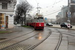 Wien Wiener Linien SL 2 (E2 4049 + c5 1449) Innere Stadt, Franz-Josefs-Kai / Julius-Raab-Platz am 18.