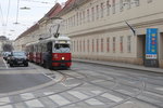 Wien Wiener Linien SL 5 (E1 4788) Alsergrund, Spitalgasse / Alserstraße (Hst. Lange Gasse) am 16. Februar 2016.