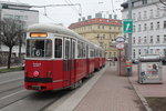 Wien Wiener Linien SL 6 (c3 1207) Simmering, Polkorabplatz am 18.