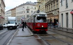 Wien Wiener Linien SL 43 (E1 4863) Hernals, Jörgerstraße (Hst. Palffygasse) am 22. März 2016.