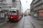 Wien Wiener Linien SL 43 (E1 4859) Alsergrund, Kinderspitalgasse / Alser Straße (Hst. Brünnlbadgasse) am 17. Februar 2016.