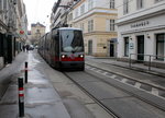 Wien Wiener Linien SL 49 (B1 704) Neubau, Siebensterngasse / Sigmundsgasse am 19. Februar 2016.