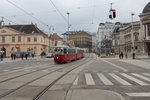 Wien Wiener Linien SL 49 (E1 4553 + c4 1360) Museumsplatz / Burggasse (Volkstheater) am 19.