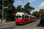 E1 4550 mit c4 1371 auf der Linie 49 am Schmerlingplatz, 18.08.2016