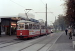 Wien WVB SL 331 (F 722) I, Innere Stadt, Franz-Josefs-Kai (Endstation U-Bahnstation Schottenring (Einstiegstelle)) im Oktober 1978.