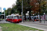 Wien Wiener Linien SL 31 (E2 4066 + c5 1466) I, Innere Stadt, Franz-Josefs-Kai / U-Bahnstation Schottenring.