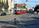 Wien Wiener Linien SL 48 (E1 4550 + c4 1366) XIV, Penzing, Oberbaumgarten, Hütteldorfer Straße / Linzer Straße (Hst.