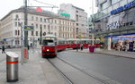 Wien Wiener Linien SL 5 (E1 4827 + c4 1326) VII, Neubau, Kaiserstraße / Mariahilfer Straße am 17.