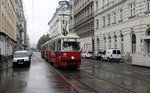 Wien Wiener Linien SL 5 (E1 4732) XX, Brigittenau, Rauscherstraße / Bäuerlegasse am 18. Oktober 2016.