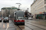 Wien Wiener Linien SL 49 (B1 707) XV, Rudolfsheim-Fünfhaus, Hütteldorfer Straße / Johnstraße am 17. Februar 2016.