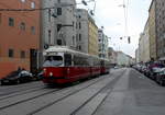 Wien Wiener Linien SL 6 (E1 4515 + c3 1207) X, Favoriten, Quellenstraße / Wielandgasse am 21.