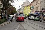 Wien Wiener Linien SL 67 (E2 4077 + c5 1477) X, Favoriten, Quellenstraße / Columbusgasse am 17.