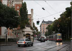 Bei Regennässe -    Wien, Schlickplatz.