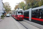 Wien Wiener Linien SL 26 (E1 4798 (SGP 1973)) XXI, Floridsdorf, Schloßhofer Straße / Hoßplatz am 21. Oktober 2016.